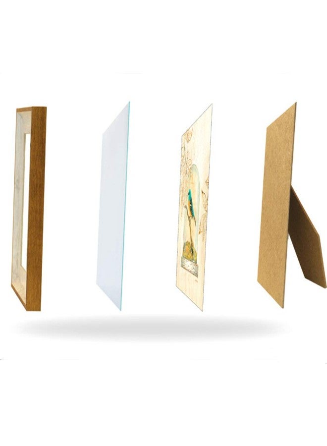 FRAMEWOLD Picture Frame 8x12 White(Cream Color) .Front opening 7.8x11.8. Imitation Wood Grain.Table Top Display and Wall Mounting.Plastic (Plastic) Panel.Carton Packaging. - Image 4